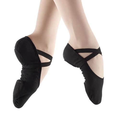 So Danca Balletschoen voor smalle voet zwart So Danca Balletschoen voor smalle voet zwart