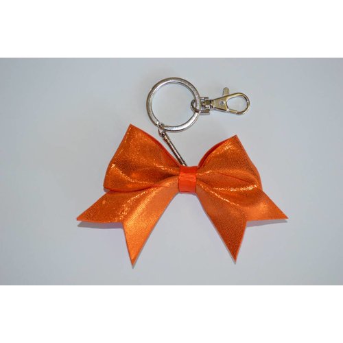 Sleutelhanger Cheer bow oranje Sleutelhanger Cheer bow oranje