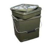 trakker olive square container 13 liter (inclusief tray) trakker olive square container 13 liter (inclusief tray)