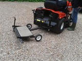 Grindhark 100 Cm met 4 Cm Tandveer Breedte achter Zitmaaier - Frontmaaier - Quad Grindharken voor het Egaliseren en Lostrekken van Grind en Gravel