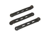 Bevestigingsrubber voor Motorkap van Stiga, Villa, Maestro, GTM, Titan, Stiga Park, CastelGarden, Mountfield, Frontmaaiers set van 3 Stuks