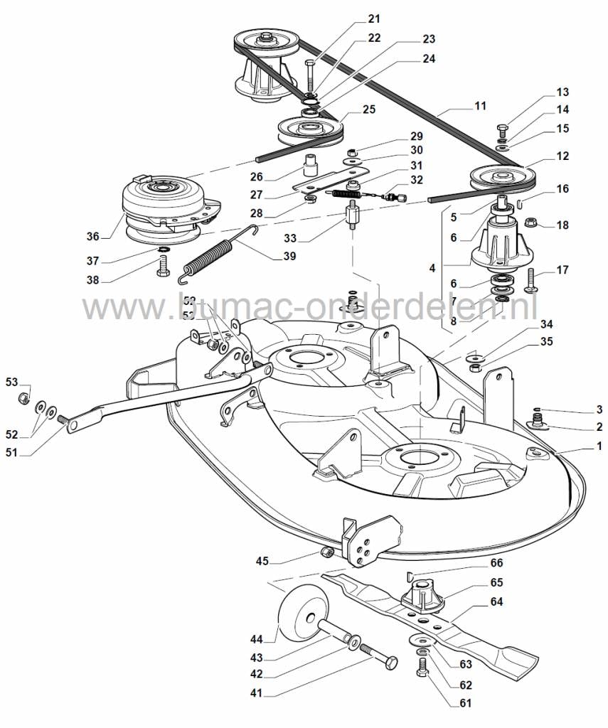 Lagerhuis Compleet voor Castelgarden Series XD98 XD140 XDL170 XDL190HD SD98 L185BH