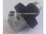 Fitting met Afdichtingsrubber voor Benzineslang van 6.35 mm, Stiga Villa - Stiga Ready - Bolens - MTD - Castelgarden - Mountfield - Husqvarna - Wolf, Zitmaaier - Frontmaaier