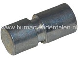 Breekpen Iseki en Kaaz Meshouder op Zitmaaier en Tuintrekker Kaaz, Iseki SXG 19 en SXG 22, Breekbout