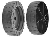 Castelgarden Kunststof Wiel Ø 130 mm voor K350 - P350 - B390 - C350 - C390, Elektrische Grasmaaier van Castel Garden - Wolf - Stiga - Alpina - Mountfield, Loopmaaier