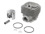 Cilinder en Zuiger Set Ø 47 mm voor STIHL 08S - BG17 - SG17 - SG17L - TS08 - TS08S - TS350 - TS360 Kettingzaag - Motorzaag - Bladblazer - Bandenslijper - Doorslijpmachine - Motorslijper - Ruggedragen Spuit, Cilinder met Zuiger en Zuigerveren Compleet