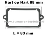 Pakking Klepdeksel B&S Motor 7 - 18 Pk met een Horizontale of Verticale Krukas, Briggs and Stratton Klepdekselpakking voor Zitmaaier - Frontmaaier - Tuintrekker
