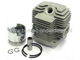 KAWASAKI Cilinder Compleet voor TH43, Bosmaaier - Trimmer - Strimmer, Kawasaki Complete Cilinder Set met Zuiger - Zuigerveren en Pistonpen