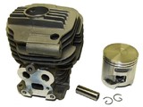 Cilinder Ø 51 mm Compleet voor HUSQVARNA / PARTNER K750 en K760, Bandenzaag - Doorslijper - Motorslijper - Doorslijpmachine, Complete Cylinder Set met Zuiger, Zuigerveren en Pistonpen, HUSQVARNA - JONSERED - PARTNER - MCCULLOCH - POULAN