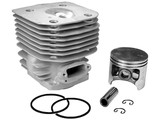 Cilinder Ø 60 mm Compleet voor HUSQVARNA / PARTNER K1250 - K1260 - 3120K - 3120XP, Bandenzaag - Doorslijper - Motorslijper - Doorslijpmachine - Kettingzaag - Motorzaag, Complete Cylinder Set met Zuiger, Zuigerveren en Pistonpen, HUSQVARNA - JONSERED - PAR