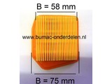Luchtfilter STIHL FS240C - FS240RC - FS260C - FS260RC - FS360C - FS410C - FS460C - FS460RC, Bosmaaier - Bermmaaier - Strimmer - Trimmer