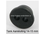 Doorvoerrubber Mc Culloch voor Tankaansluiting 14-15 mm en Benzineslang 2,5x5 mm komt onder andere voor op Mcculloch SD3100 en SD4100