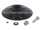 Onderschotel - Steunschijf voor Stiga - CastelGarden - Mountfield en Alpina Bosmaaier - Bermmaaier - Strimmer 21, 25, 28, 28D, 34F, 40F, 52, 52D, 52F