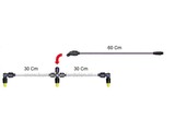 Spuitboom met 3 Spuitkoppen voor een Werkbreedte van 90 Cm bij de Drukspuit - Gifspuit