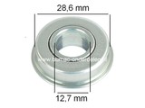 Flenslager - Wiellager voor Grasmaaier - Zitmaaier - Frontmaaier - Aanhanger - Skelter, onder andere Alko, Hayter, MTD, Honda Hr216 en HRB236