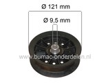 Poelie HUSQVARNA - MURRAY - NOMA - YARDPRO Zitmaaier voor Aandrijving Maaidek 38" - 39" - 40" - 42" - 43" - 46", Riemschijf - Pouly - Aandrijfschijf