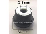 Trillingdemper voor Stihl 050 - 051 - 075 - 076 - TS50 - TS510 - TS760 Motorzaag, Kettingzaag, Bandenslijper, Motorslijper, Doorslijper, Vibratiedemper, Ophangrubber, Trillingsdemper, Anti Vibratierubber, Viking