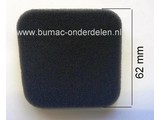 Voorfilter voor Stihl Heggenschaar - Bosmaaier HL45, HS45, KM55, FC55, FS38, FS45, FS46, FS55, FS55C, FS55R, FS55RC, FS55T, FS55TC