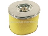 Luchtfilter voor Honda GX270 - GX340 - GX390 Motor met een Horizontale Krukas en 8 tot 13 PK op Aggregaat, Generator, Waterpomp, Houtversnipperaar, Frees, Luchtfilter met Voorfilter Compleet