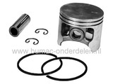 Zuiger HUSQVARNA / PARTNER K1250, K1260, 3120K, 3120XP Doorslijper, Kettingzaag, Zuigerset Compleet met Zuiger, Zuigerveren, Piston Pen en Borgclips voor Husqvarna - Partner - Jonsered - Mc Culloch Bandenzaag - Motorslijper - Doorslijpmachine - Motorzaa
