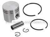 Zuigerset STIHL FS120, FS120R, BT120C, BT121C, Grondboor - Strimmer - Bosmaaier - Trimmer, Zuiger Compleet met Zuigerveren, Pistonpen en Borgclips voor Stihl