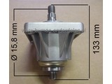 Rechter Mesas 133 mm met Lagerhuis en lagers Compleet voor MTD - Yardman - Wolf - Cub Cadet - White en Bolens Zitmaaier