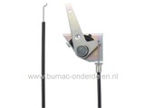 Gaskabel voor Castelgarden XD98 - XD140 - XDL170 - XDL190HD - L185BH Series - Twin Cut PDC140 - XDC135HD - XDC140 - XDC140HD, Stiga SC84 - SC8414 - SD98 - Estate Tornado - Estate Master HST, Mountfield T30M - 1430 - 1430H, Zitmaaiers, Tuintrekkers