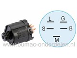 Contactslot voor Alko en Brill Zitmaaier T13-102 HDS - T13-85HD - T15-102 Marina - T17-102HD - T18-102HD - T18-102HDE - T20-102HD - T20-102HDE Masport - Classic T850R - Classic T1000HR, T16102HDE Powerline, Sleutelcontact, Contact Sloten