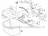 Vangzak voor Husqvarna, AYP, Craftsman, Lazer, Jonsered, McCulloch, Partner, Wizard, Roper, Yardpro Zitmaaiers, Frontmaaiers, Tuintrekkers, Grasvangzak, Opvangzak voor Gras, Graszak, Zakken voor het Opvangen van Gras