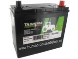 Accu 12V - 45 Ampere + Pool Rechts voor Zitmaaiers - Frontmaaiers - Tuintrekkers - Auto's - Tractoren - Industrie Motoren, Batterij Gebruiksklaar