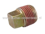 Carterplug voor Briggs & Stratton Motoren, Olieaftapplug B&S, Carter Pluggen voor B en S motoren op oa Zitmaaiers, Frontmaaiers, Tuintrekkers, Olie Aftap Pluggen