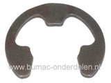 Clip voor As van 1/2 Inch = 12,7 mm Verpakt per 10 Stuks komt onder andere voor op Blue Bird Verticuteermachine, Asborgring