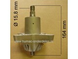 Rechter Mesas met Houder - lagers Compleet voor MTD - Yardman - Wolf - Cub Cadet - White Zitmaaier JE135H, JN150A, SN135A, SN150A, JN155A,- P180AMN, HN5180, RN145, LT1042, ZTR42