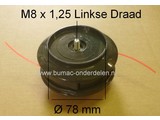 Maaikop Stiga SB28 - SB29 - SB30 - SB40 - SB43P - SB52 Pro - SB35 - SB435H - BJ335 - MB4352 Bosmaaier, Trimmer, Strimmer, Alpina - Mountfield - Castelgarden - Stiga, Tiptoets Draadkop, Castel Garden Tip Toets