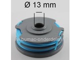Draadspoel voor Flymo Strimmer Contour 500, Contour 700, Mini Trim Auto, Mini Trim Auto Plus, Multi Trim 250 D, Multi Trim 250 DX, Multi Trim 300 DX, Power Trim 500, Power Trim 700, Revolution 2000, Revolution 2300, Revolution 2500, Twist'n Edge