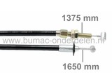 Koppelingskabel HONDA HR194, HR214, HR216, HRA214, HRA216 Grasmaaiers, Kabel voor Aandrijving van de Maaimessen, Mesremkabel, Remkabel voor de Maaimessen van Loopmaaiers, Benzinemaaiers, Cirkelmaaiers, Gazonmaaiers