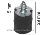 Trillingdemper voor Husqvarna 44 - 61 - 66 - 266 - 444 - 480, Motorzaag, Kettingzaag, Vibratiedemper, Trillingsdemper, Ophangrubber