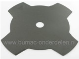 4 - Tands Mes voor Bosmaaier - Bermmaaier - Strimmer - Ruggedragen Bosmaaier, Motorzeis Snijmes, Grasmes 255x25,4x1,4 Stihl, Husqvarna, Jonsered, Dolmar, Hitachi, Makita, Stiga, Wolf, MTD, Oleo Mac, Zenoah, Castelgarden, Alko, Solo