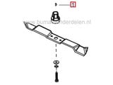 ALKO, BRILL Spie 4X6,5X16 voor onder andere Meshouder op Loopmaaiers Classic 4.64-PS - XAL Classic 464PS - 4.64P-S Classic, AL-KO Spieën Maaimeshouders op Gazonmaaiers, Grasmaaimachines, Alko, Brill, Solo Bevestigingsmaterialen