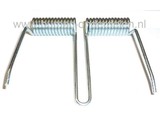 Veer Achterklep ALKO Gazonmaaiers, Alko, Brill, Solo Klepveer, Veren voor Achterkleppen van Grasmaaiers, Benzinemaaiers, AL-KO Classic 4.64-PS, XAL Classic 464PS, 4.64P-S Classic, Achterklepveren Loopmaaiers