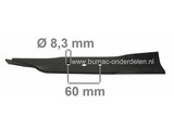 Maaimes 30,4 Cm HUSQVARNA Rider Frontmaaiers 34 Inch - 86 Cm Maaibreedte, Rider 850, Rider 11, Rider 13, FR2111 Maaimessen Husqvarna, Jonsered, Partner, McCulloch, Zitmaaiers, Frontmaaiers, Tuintrekkers Maaibladen Electrolux