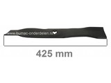 Mulchmes 42,5 Cm Husqvarna 48 Inch Maaiers, AYP, Craftsman, Lazer, McCulloch, Jonsered, Partner, Yardpro Maaimessen voor Zitmaaiers, Frontmaaiers, Zeroturnmaaiers met 48" Maaibreedte, 2748GLS, GTH 2248, 2548, 2648, YTH 1848, 2146, 2148, 2348, 2448, 2748