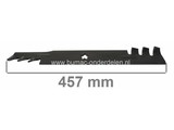 Gatormes 45,7 Cm Husqvarna 54 Inch Mulch Zitmaaiers, Frontmaaiers, Maaimessen ELECTROLUX 54" Maaibreedte, Gatormessen Ayp, Craftsman, Lazer, Partner, McCulloch, Jonsered, Flymo, Yardpro, Zitmaaierbladen 54 Inch Mulching Maaidek met 3 Messen