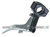 Koppelingshendel met Vastzet Pal Aansluiting Ø 22 mm op Veegmachine - Tuinfrees - Motor - Grasmaaier - Kooimaaier - Grasmachine - Ruwterreinmaaier