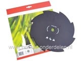 8 Tands mes 250 mm voor Bosmaaier - Strimmer - Bermmaaier Buiten Diameter 250 mm Binnendiameter 20 mm Dikte 1,4 mm