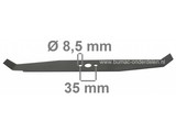 Mes 38 Cm voor Flymo E38, Turbo Compact 380, E 38 Sprinter, E38 Twin, E38-2, E38-3/4, E38-7, E38-8 Electrische Grasmaaiers, Zweefmaaiers, Elektromaaiers, Maaimessen AYP, Craftsman, Lazer, Jonsered, Flymo, McCulloch, Partner, Wizard, Yardpro, Grasmaaierbla