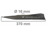 Maaimes 37 Cm voor HONDA Zitmaaiers met 42 Inch Maaibreedte, Honda HT4213, 4213, Zitmaaiermessen, Maaimessen voor Zitmaaiers, Frontmaaiers, Tuintrekkers met 42" Maaidek van Honda, Maaibladen