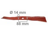 Maaimes 47 Cm HONDA HR194 en HR1950 Grasmaaimachines, Honda Grasmaaiermessen voor Loopmaaiers HR 194 K1, HR 194 QME, HR 1950, Maaibladen Honda Gazonmaaiers, Maaimessen HONDA Benzinemaaiers, Cirkelmaaiers, Duwmaaiers