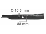 Rechter Maaimes 49 Cm voor Honda Zitmaaier 3810K1, 3813, 3813SA, HT3813, HT3813K1, HT3815, HONDA Zitmaaiermessen Rechts, Maaibladen voor Honda Zitmaaiers, Tuintrekkers