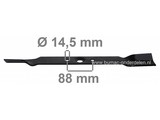 Mes 52,5 Cm voor Honda HR2150, HR2160, HRA536, HRB535 Loopmaaiers, HONDA Grasmaaiermessen, Maaibladen voor Grasmaaimachines, Gazonmaaiers, Cirkelmaaiers van Honda, Maaimessen voor HONDA Modellen HR 2150, HR 2160, HRA 536, HRB 535 Benzinemaaiers